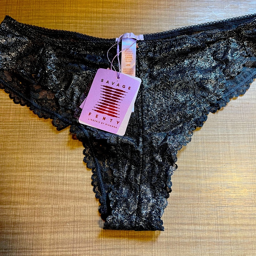Womens size L Fenty x Savage underwear. Brand new, never worn still has tags.